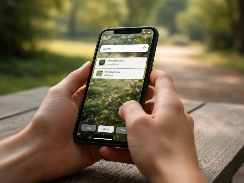 Person holding a smartphone showing iNaturalist-style search filters for Pepsis and tarantula hawk by state